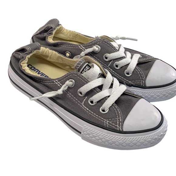 Converse Chuck Taylor Gray All Star Shorline Shoes Size 12 - Picture 2 of 6